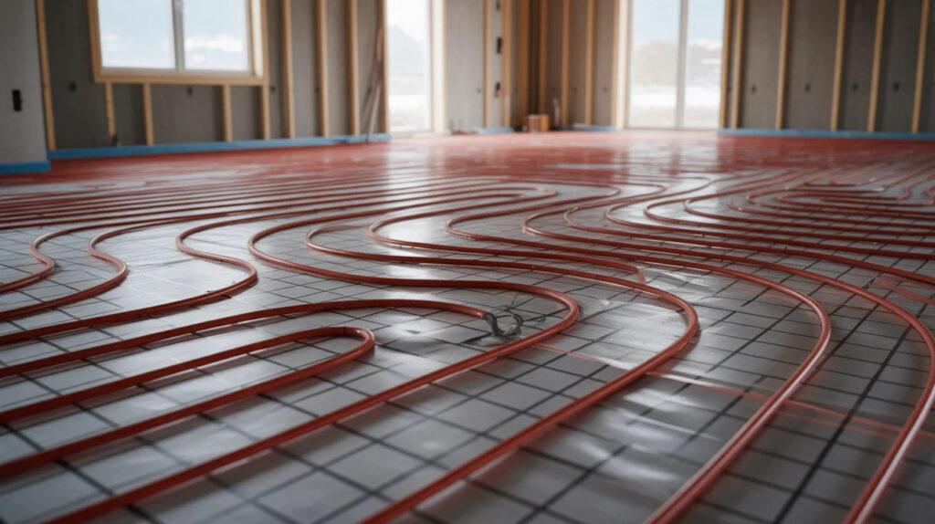 Installation av golvvärme